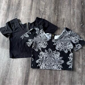 Size small backless Crop Tops